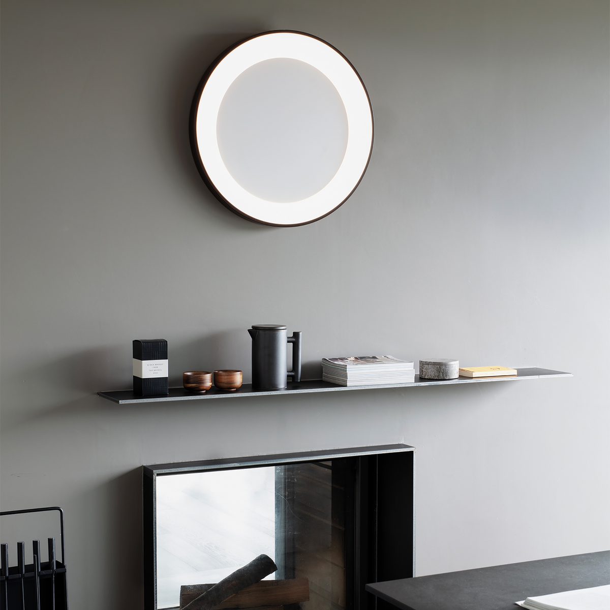 Plafonieră Ideal Lux Planet, alb, Ø60 cm, 312378