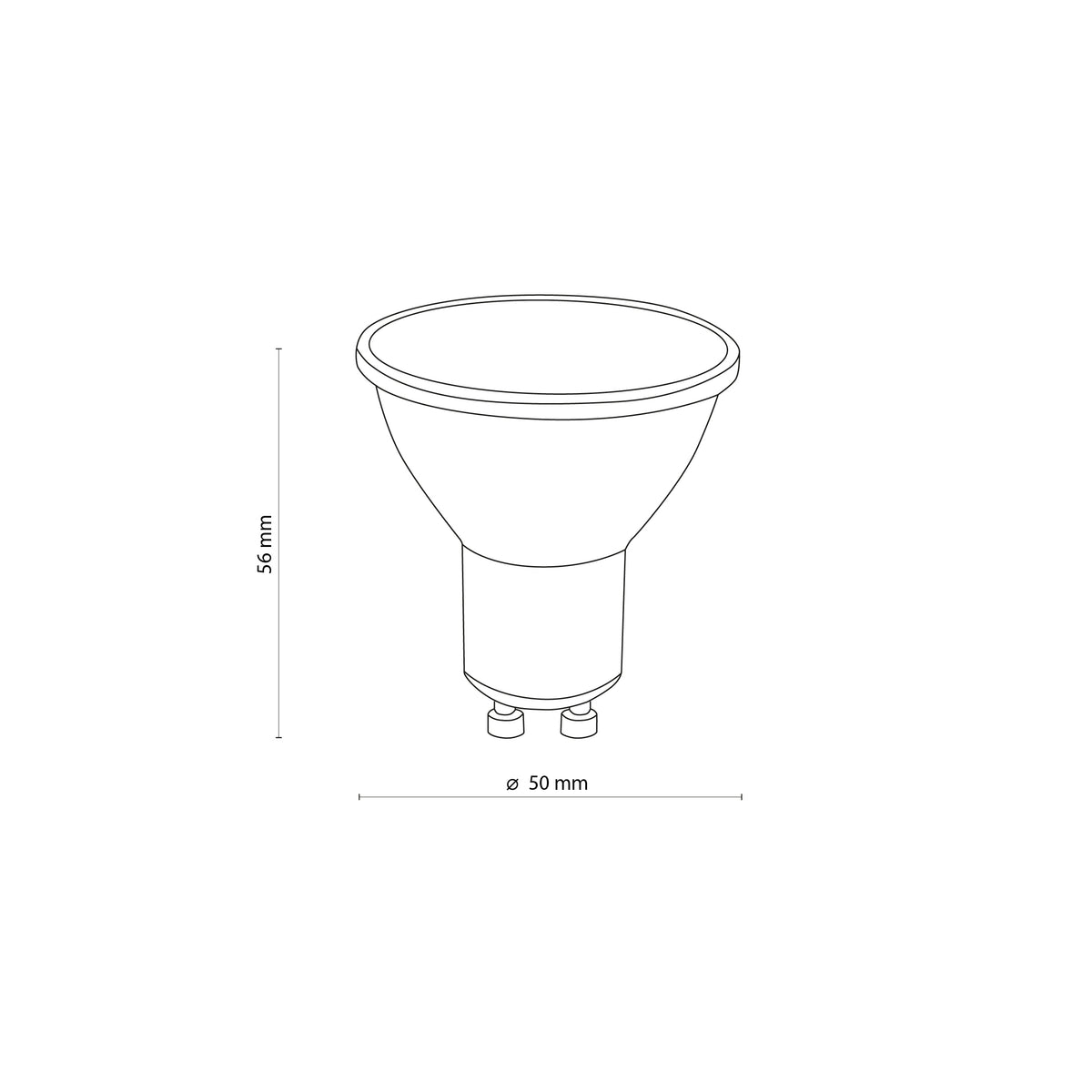 Bec LED TK Lighting GU10 5W 3000K, 3138