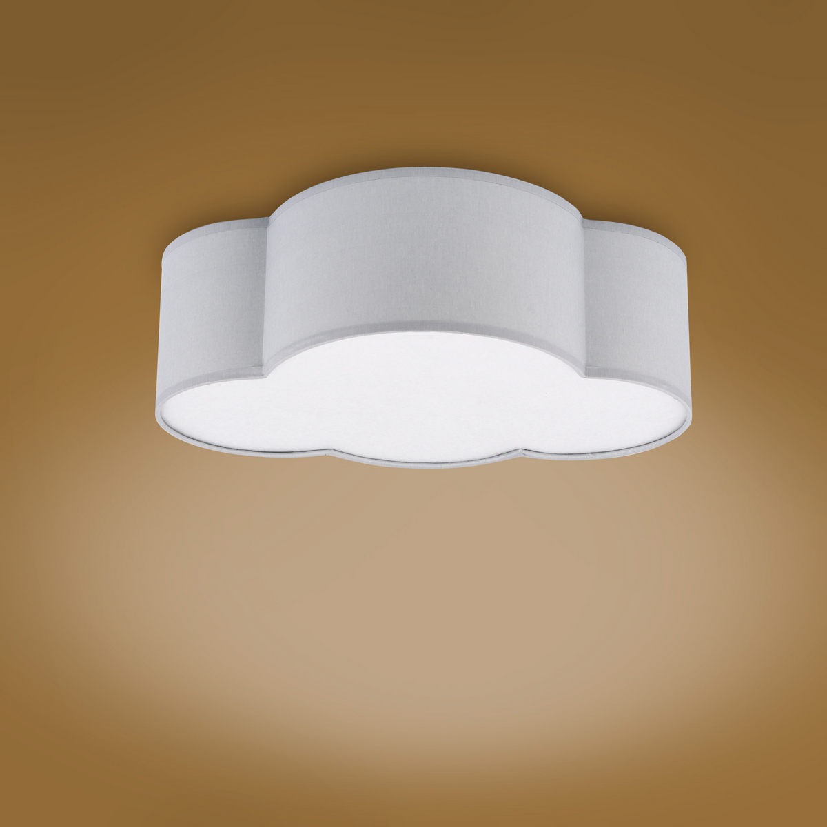 Plafonieră TK Lighting Cloud, gri, 3145
