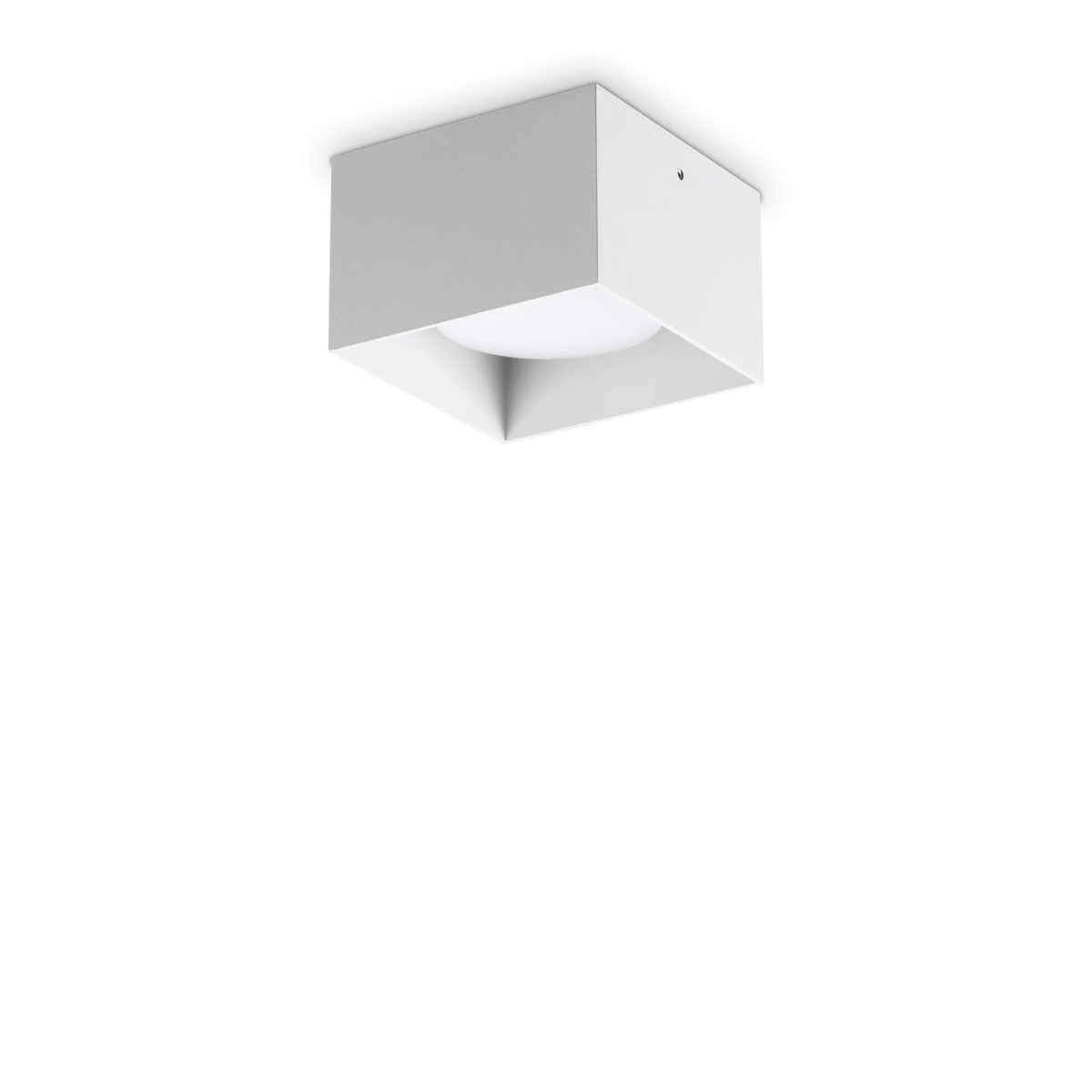 Plafonieră Ideal Lux Spike PL1 Square, alb, 317489