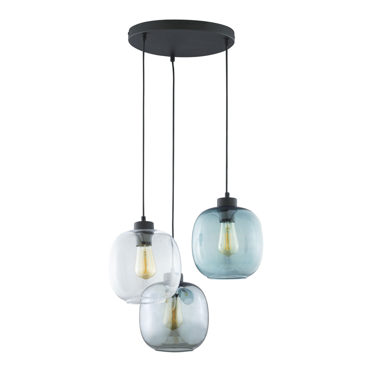 Lustră TK Lighting Elio 3 Rotund, 3 x E27, 3184
