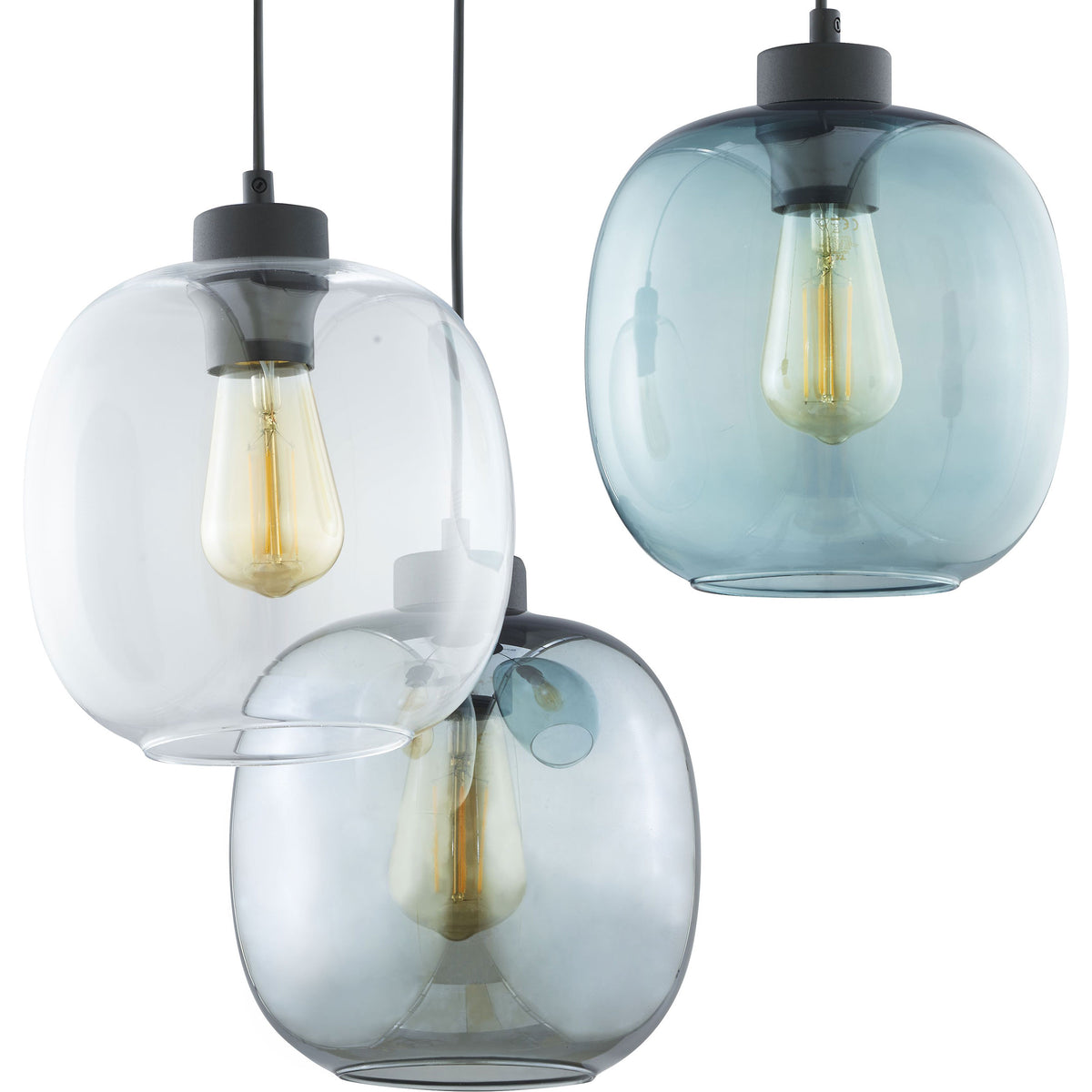 Lustră TK Lighting Elio 3 Rotund, 3 x E27, 3184