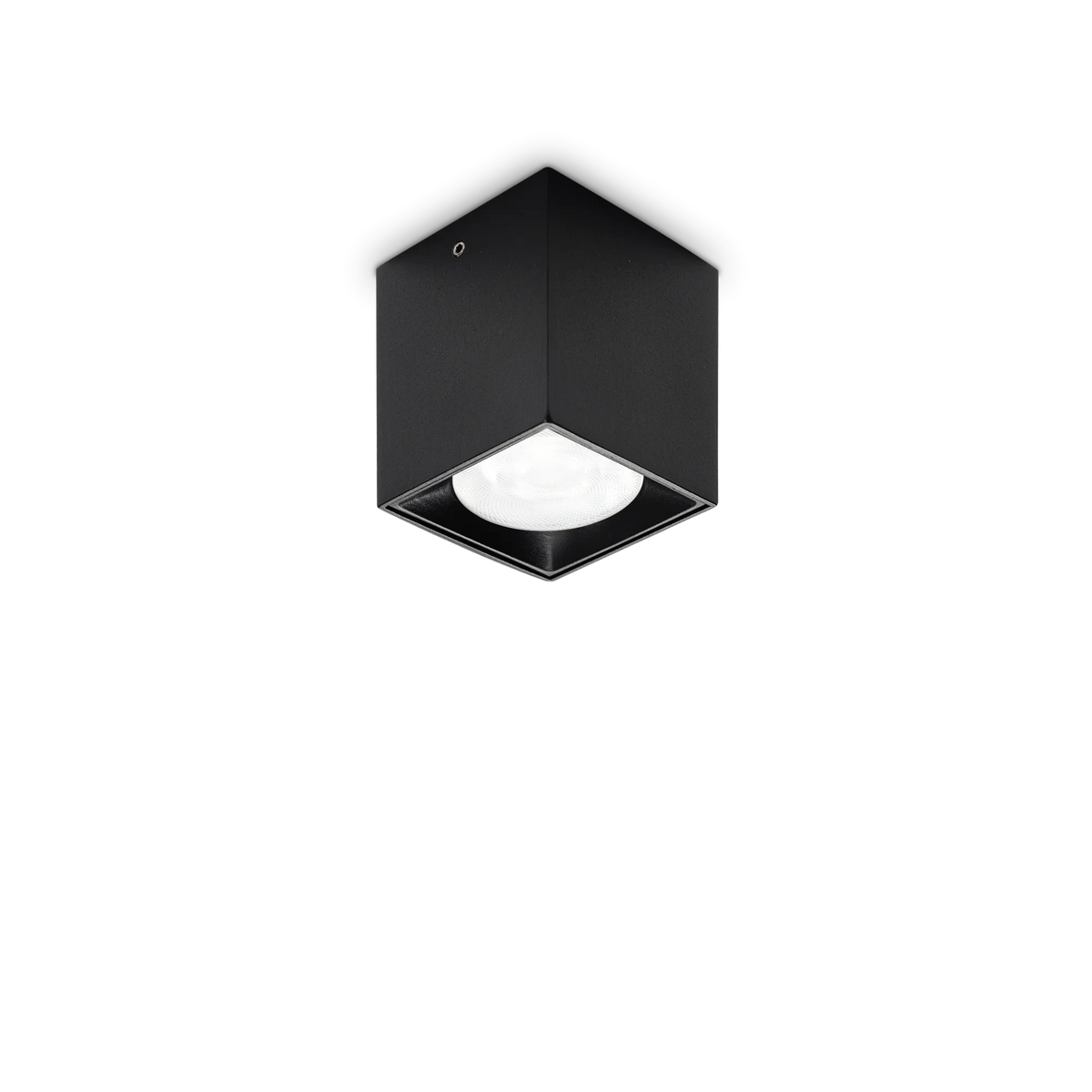 Plafonieră Ideal Lux Nitro Square 3000K, negru, Ø4 cm, 319803