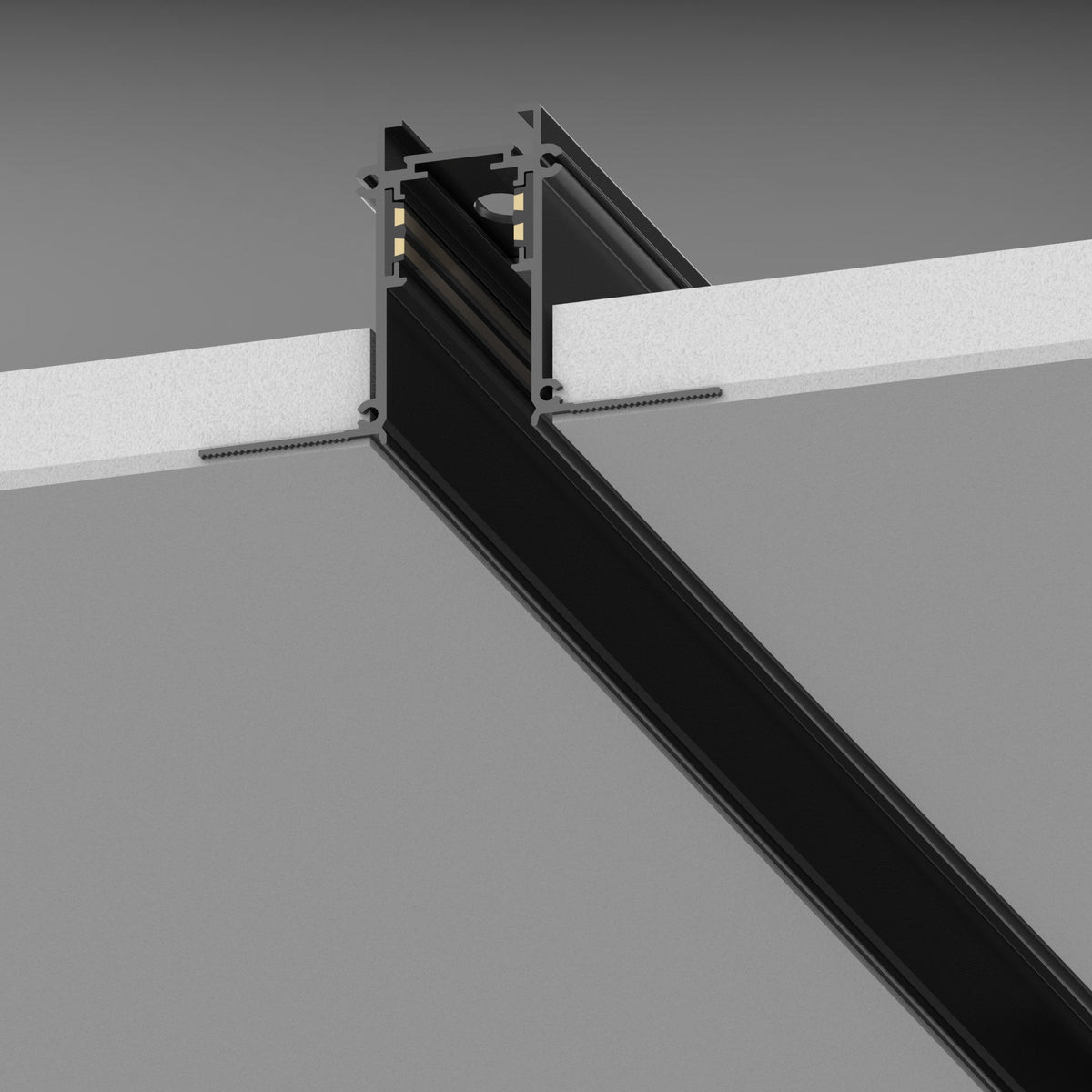 Profil Ideal Lux Ego Profile Recessed Easy 1000 Mm, negru, 320472