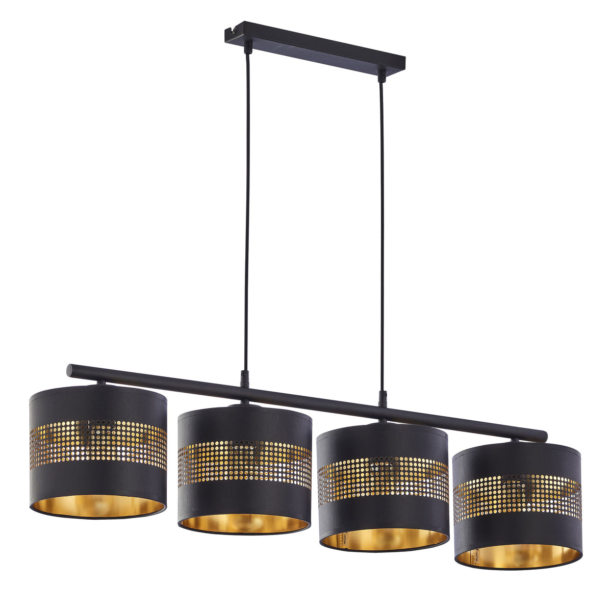 Lustră TK Lighting Tago 4, negru, 4 x E27, 3213