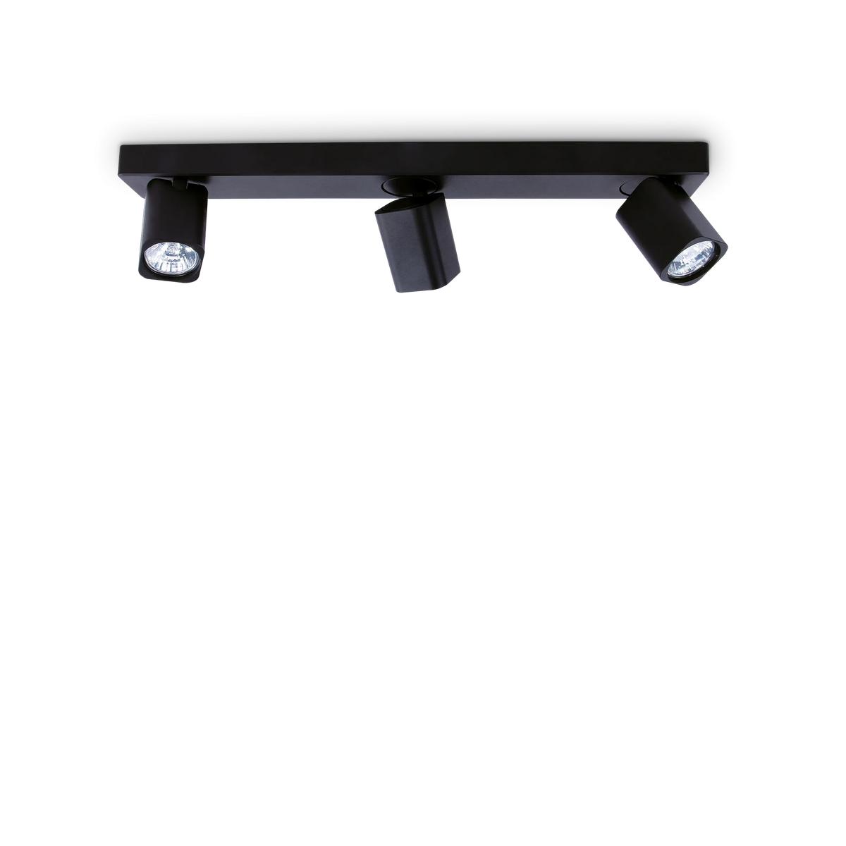 Plafonieră Ideal Lux Rudy PL3 Square, negru, 321516
