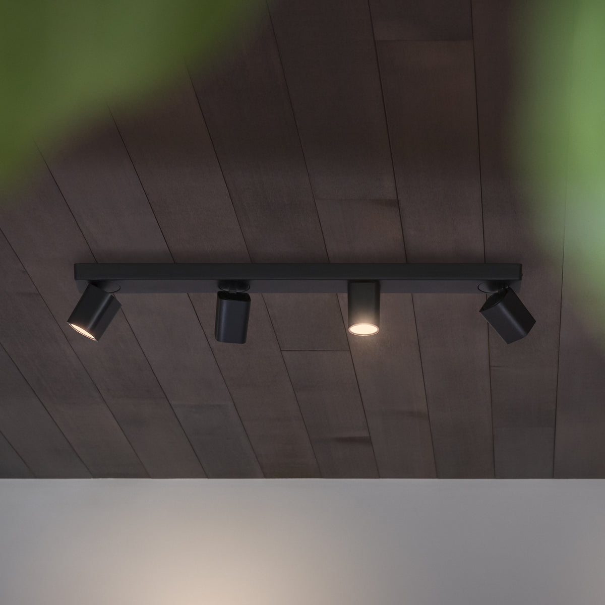 Plafonieră Ideal Lux Rudy PL4 Square, negru, 321523