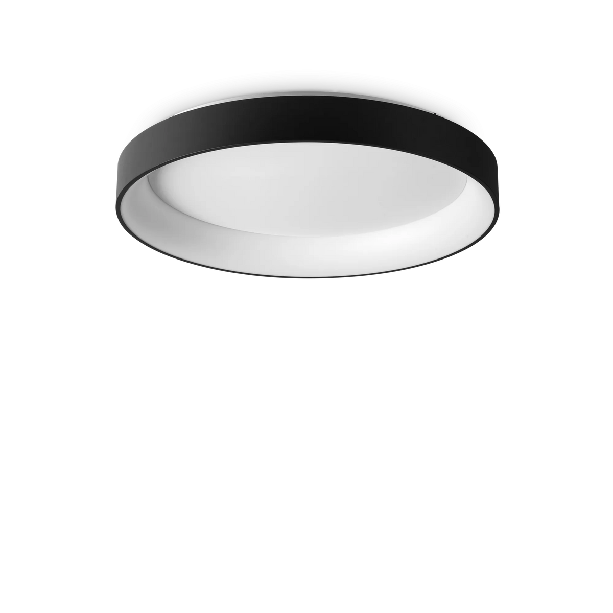 Plafonieră Ideal Lux Ziggy, negru, Ø60 cm, 307213