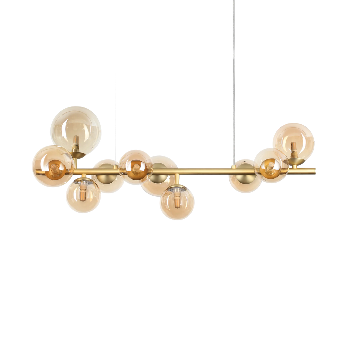 Lustră Ideal Lux Perlage SP10, chihlimbar, 322766