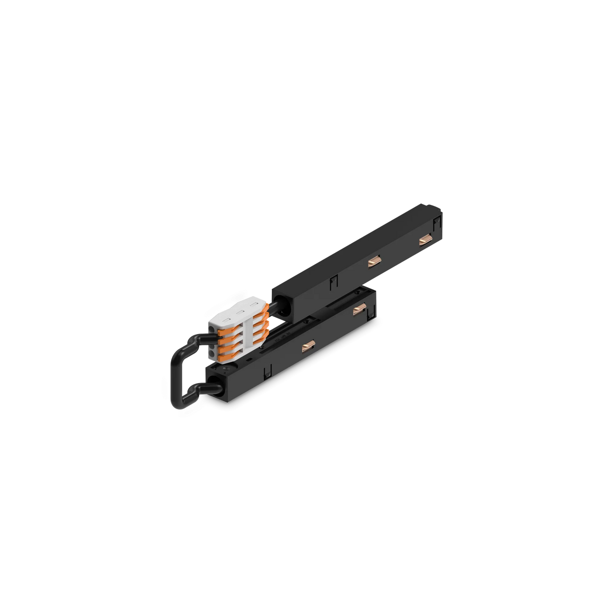 Conector Ideal Lux Ego Kit BI-EMISSION Up/down Electr Conn ON-OFF, negru, 322810