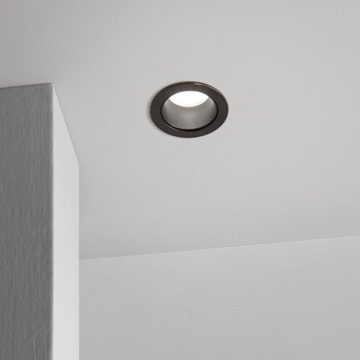 Spot încastrat Ideal Lux Quark 9.0W 3000K, negru, 322889