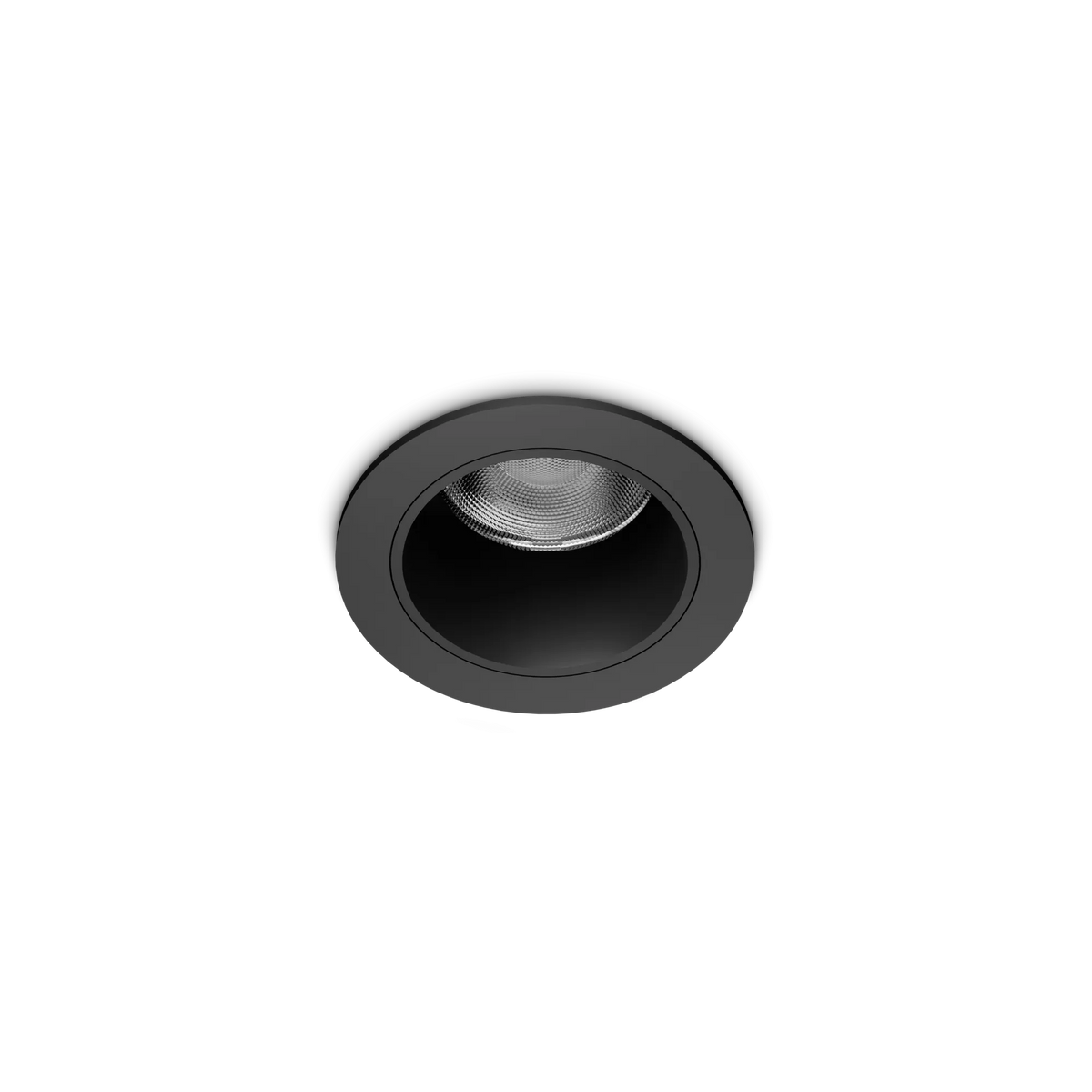 Spot încastrat Ideal Lux Quark 9.0W 3000K, negru, 322889