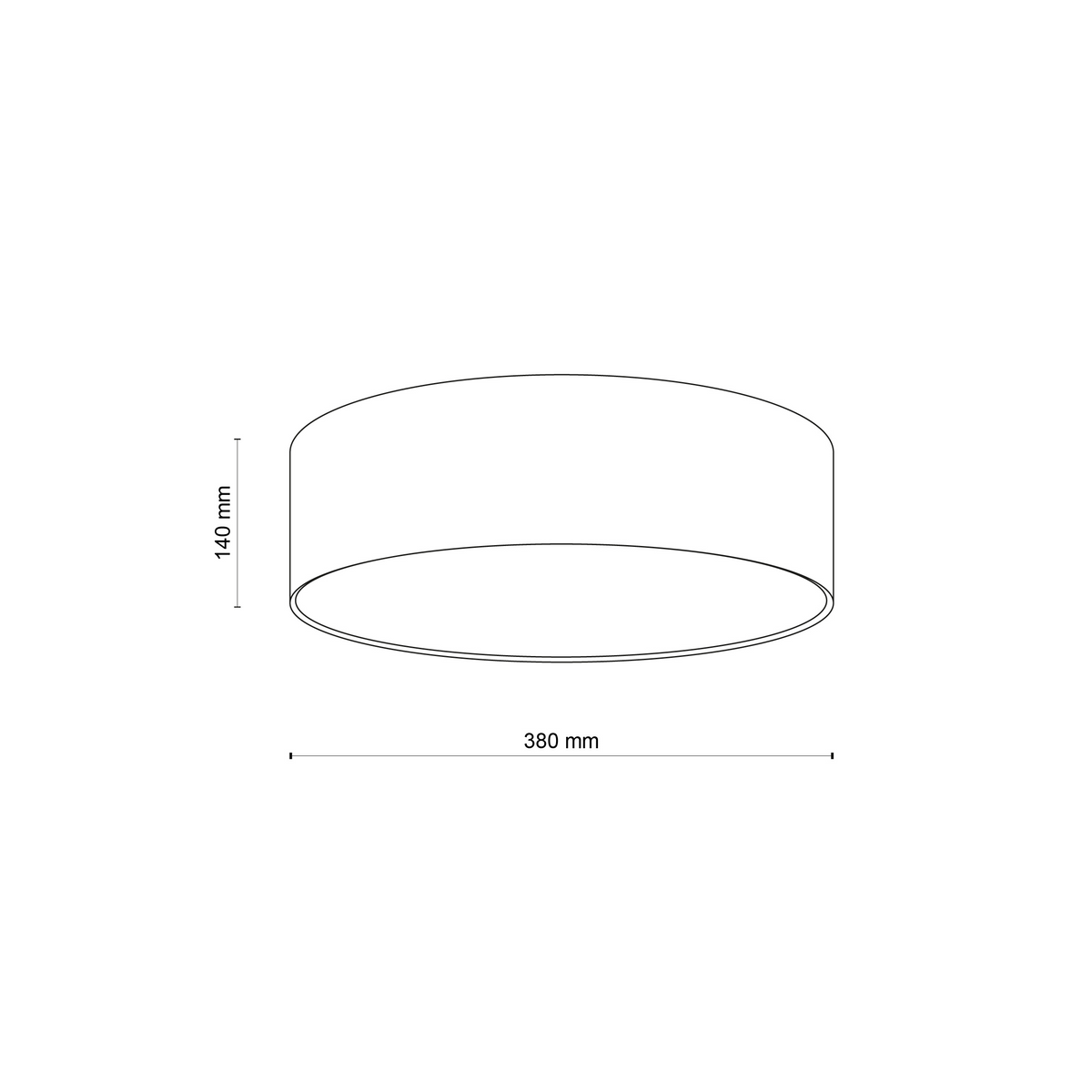 Plafonieră TK Lighting Rondo Kids 4, roz, 3228