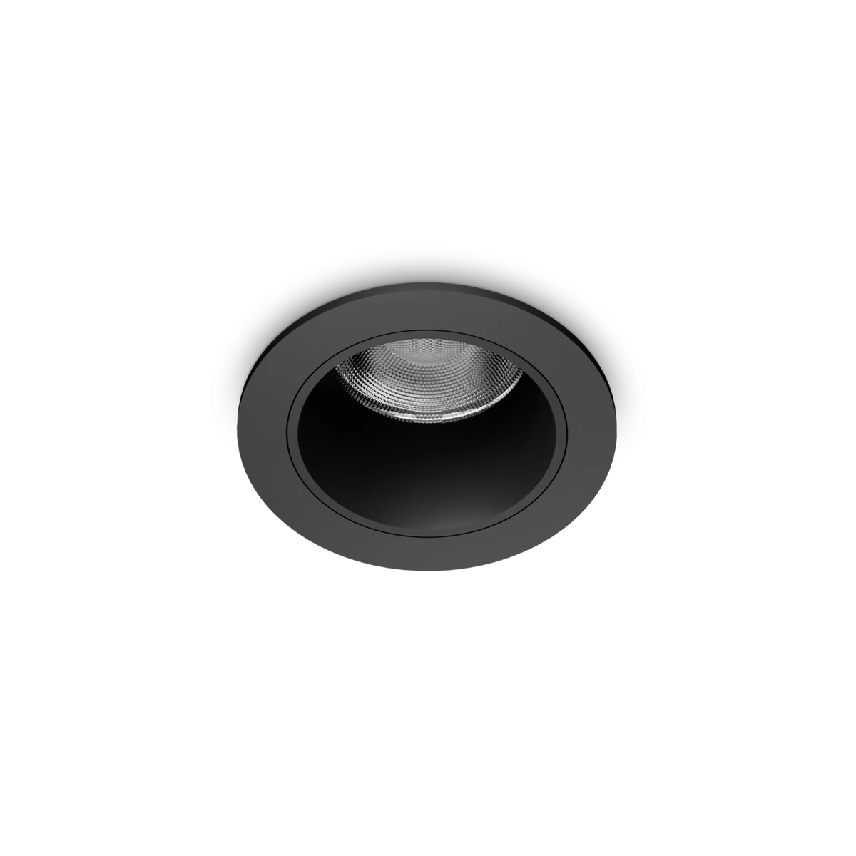 Spot încastrat Ideal Lux Quark 12W 3000K, negru, 322919
