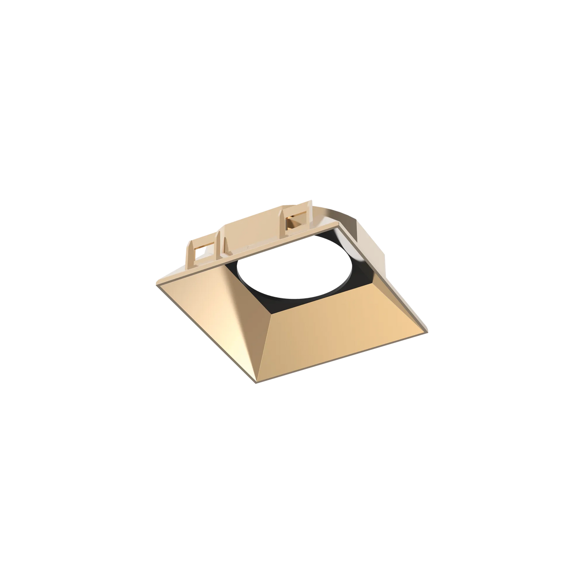 Reflector pentru spot încastrat Ideal Lux Zeus Reflector Square 21W, auriu, 323831