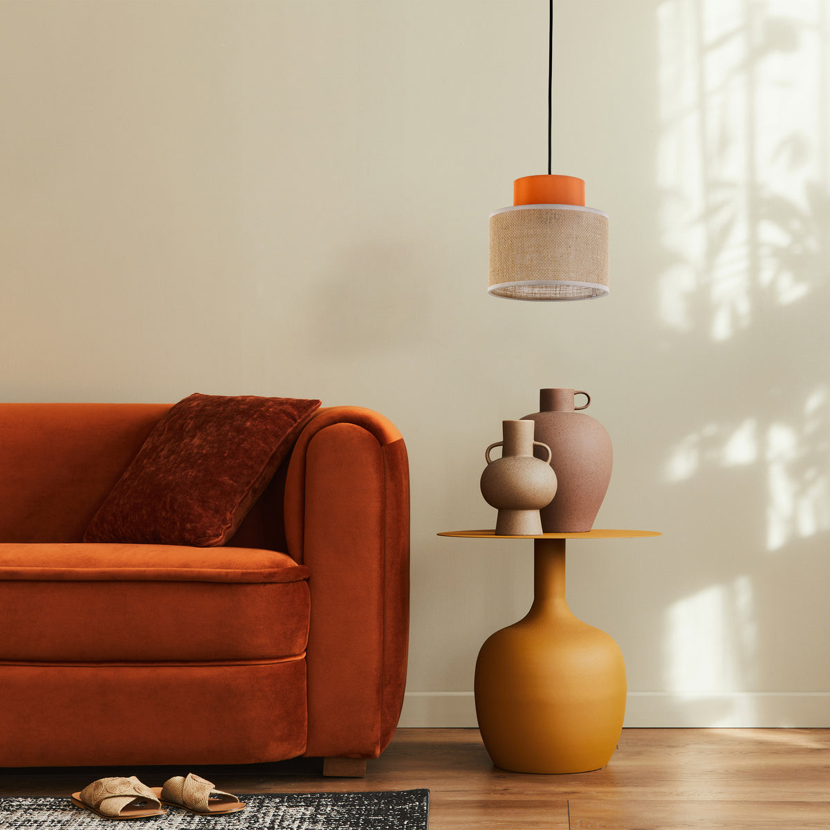 Lampa suspendată Duo Juta Orange 3255 TK 3255