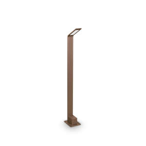 Lampă de exterior Ideal Lux Agos 3000K, cafea, H80 cm, 326726