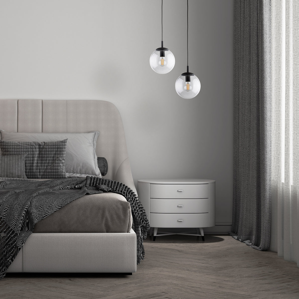 Lampa suspendată Esme Transparent 1 300 TK 3267