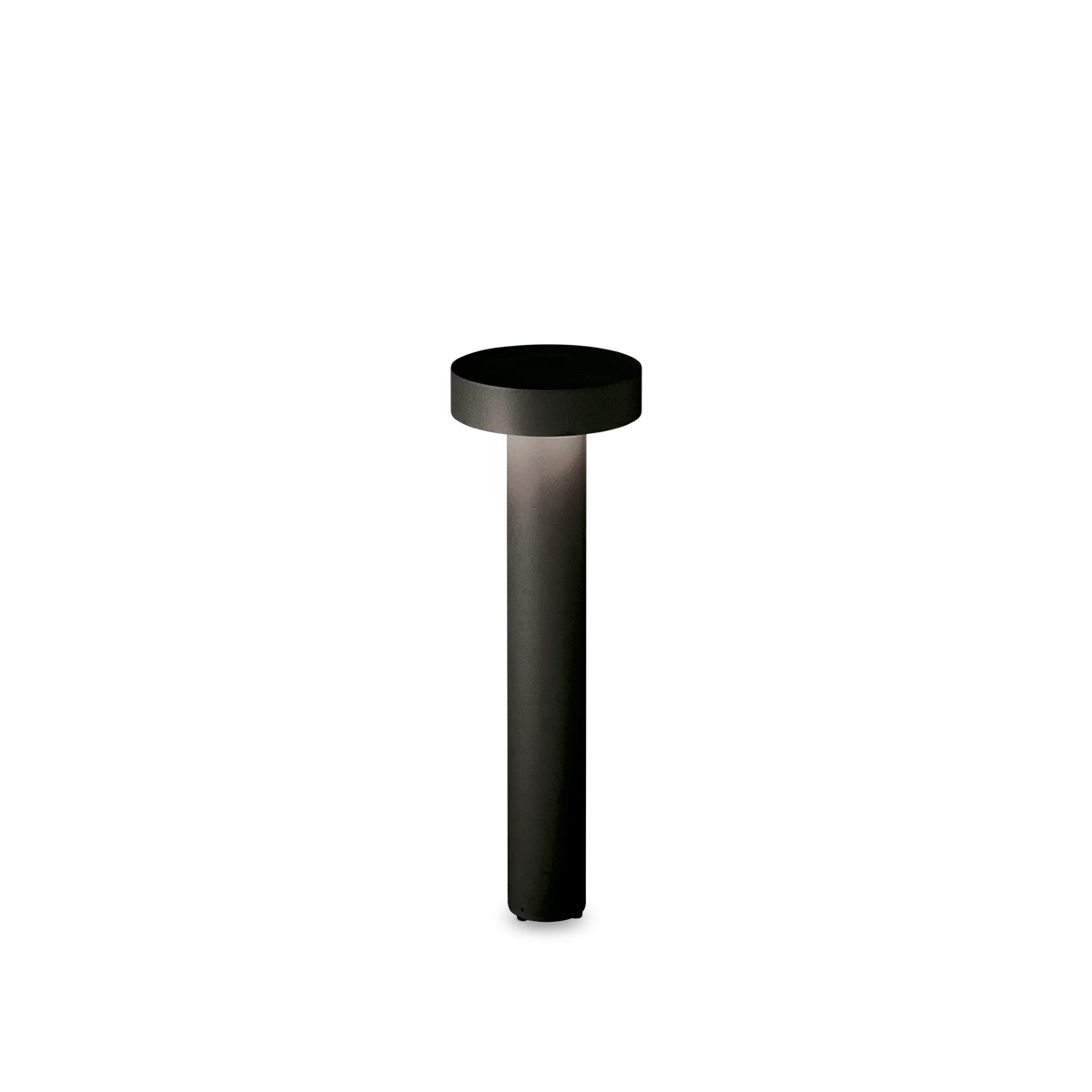 Stâlp de iluminat exterior Ideal Lux Tesla PT4, negru, H60 cm, 326917