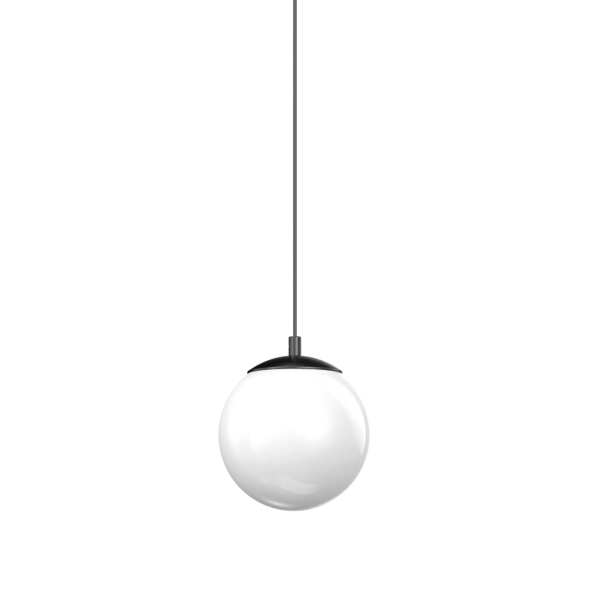 Pendul Ideal Lux Ego Pendant Ball 10W 3000K ON-OFF, negru, 327525