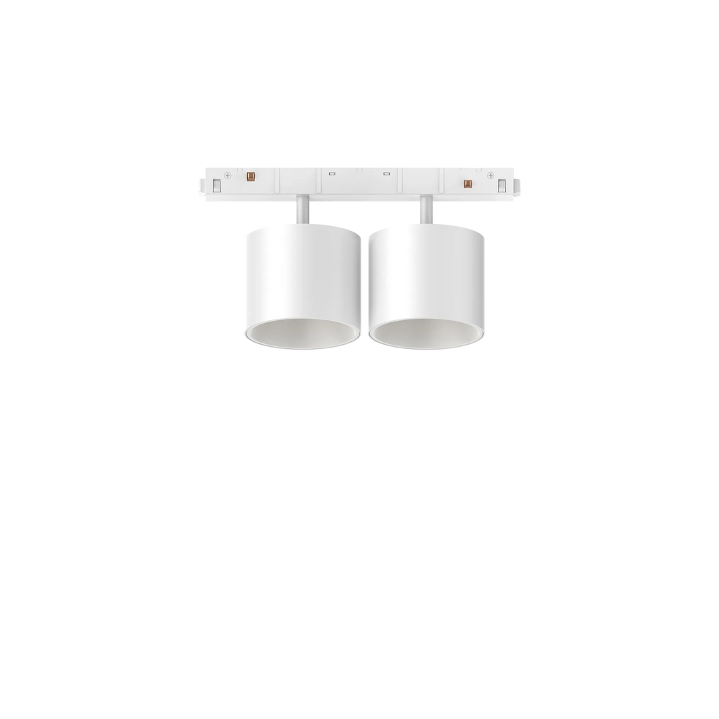 EGO TRACK DOUBLE BIG 20W 3000K ON-OFF WH