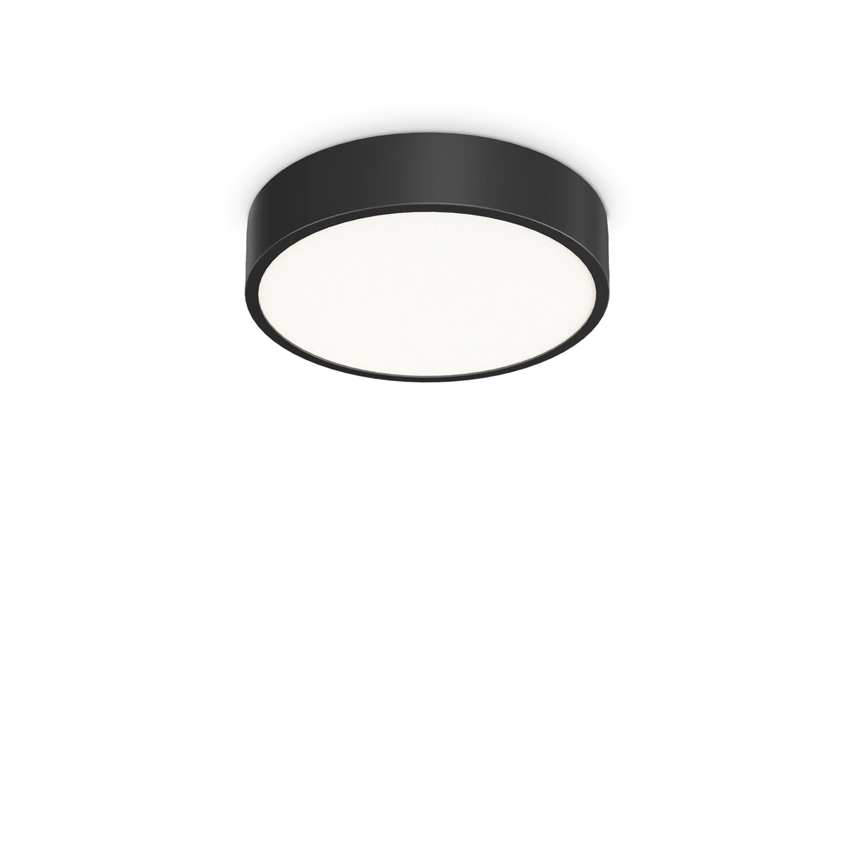 Plafonieră Ideal Lux Ray, negru, Ø30 cm, 327563