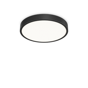 Plafonieră Ideal Lux Ray, negru, Ø60 cm, 327686
