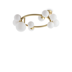 Plafonieră Ideal Lux Perlage PL10, alb, 327815