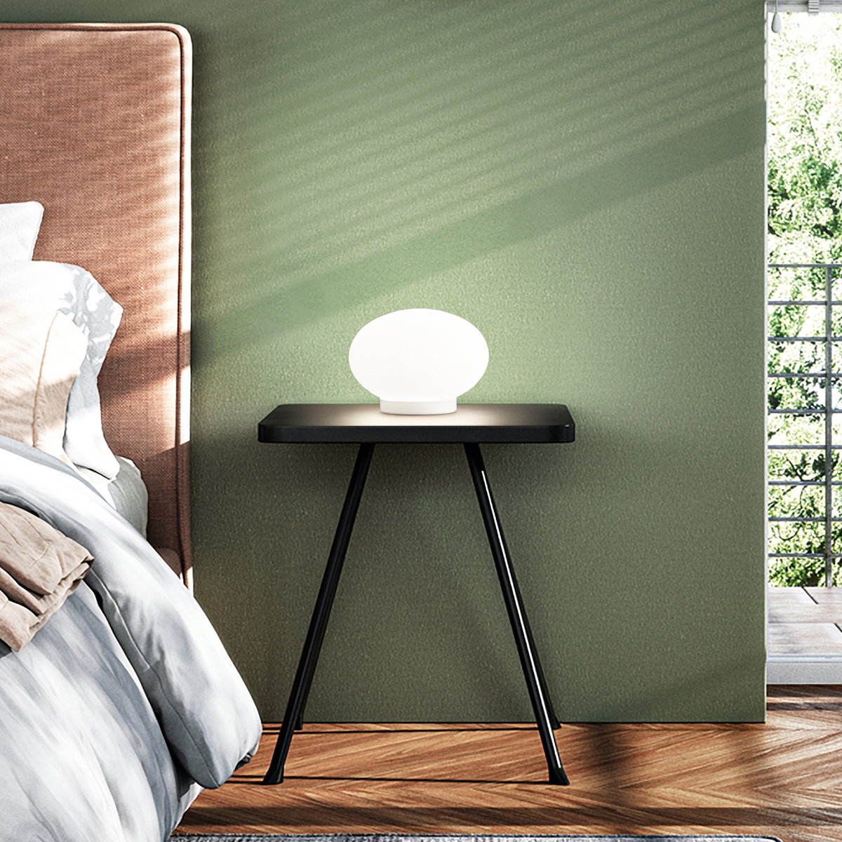 Veioză Ideal Lux Smarties TL1, Ø40 cm, 327914