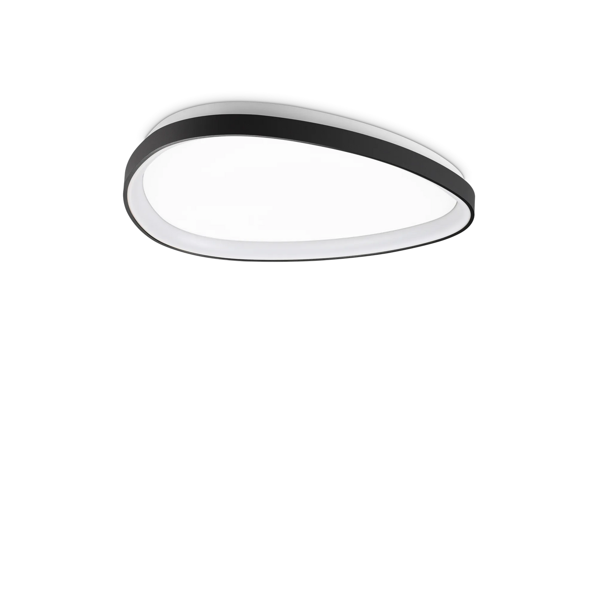 Plafonieră Ideal Lux Gemini ON-OFF 3000K, negru, Ø61 cm, 328058