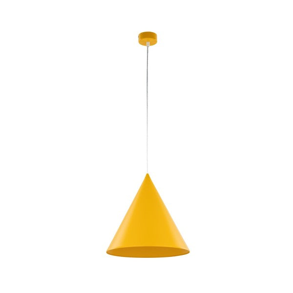 Lustră TK Lighting Cono 1 XL, galben, 10090
