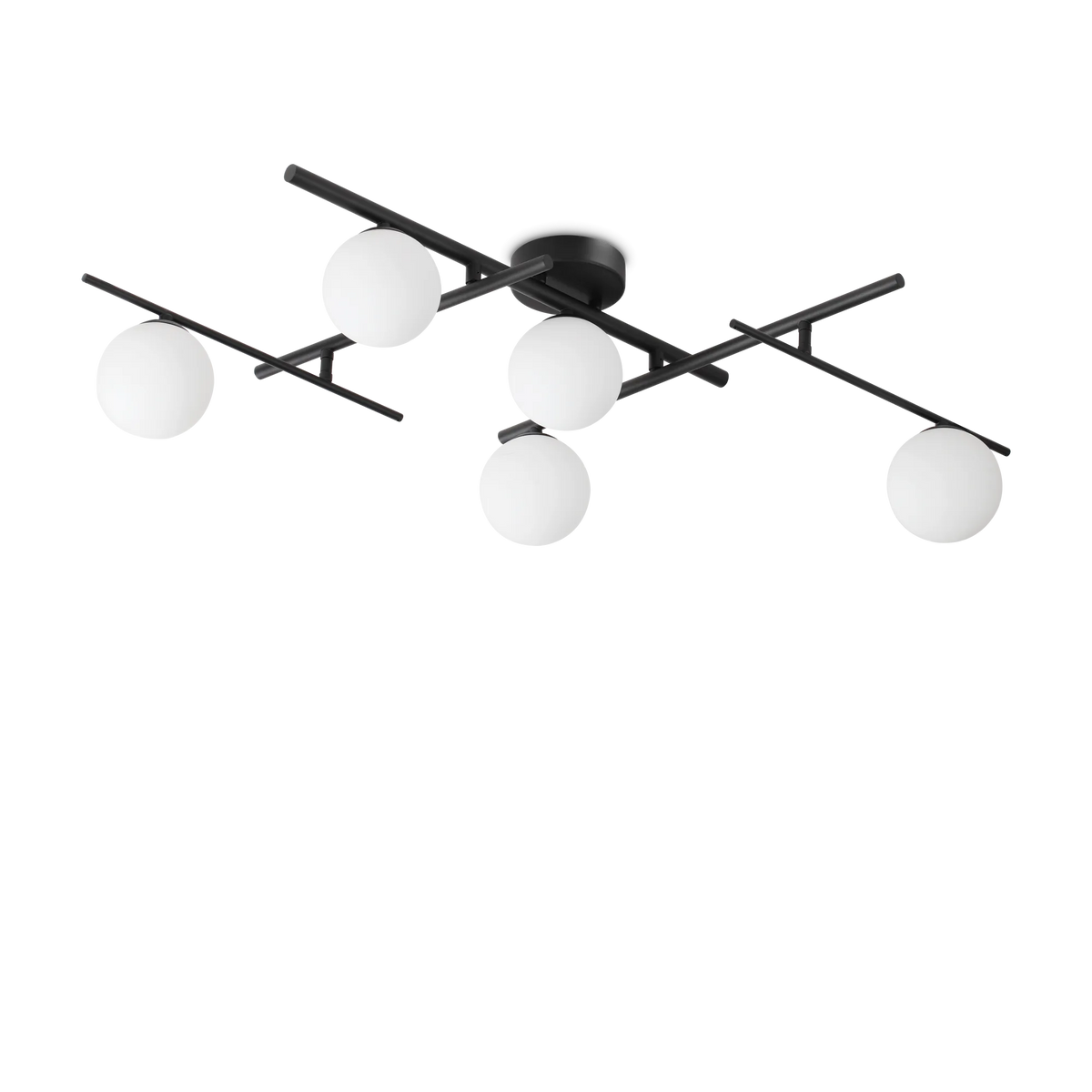 Plafonieră Ideal Lux Atlas PL5, negru, 328218