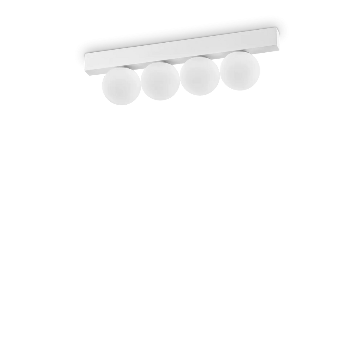 Plafonieră Ideal Lux Ping Pong PL4, alb, 328232
