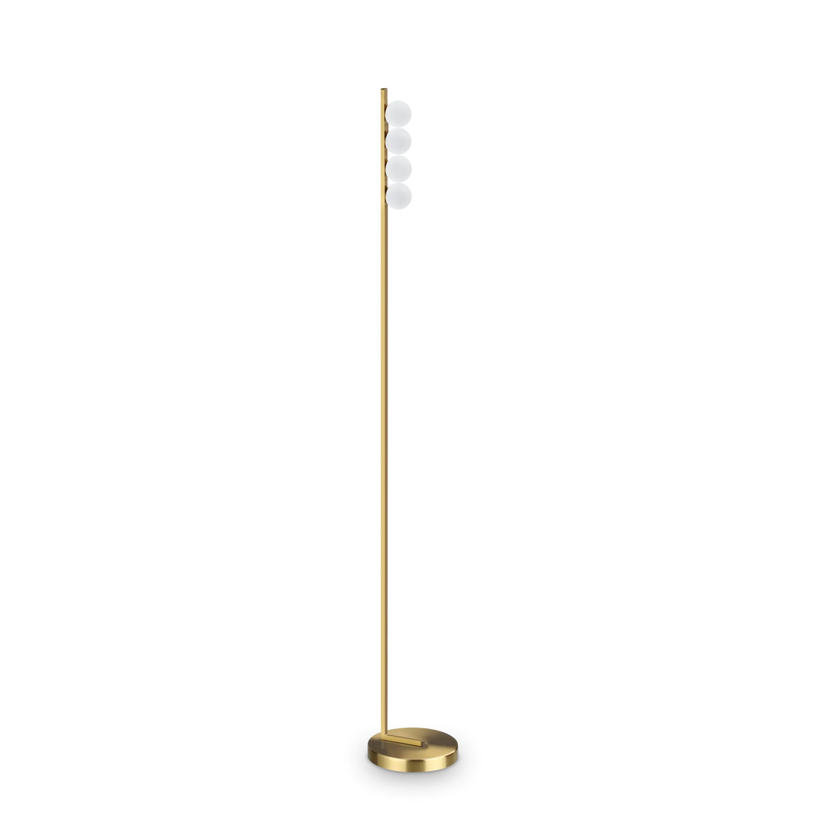 Lampadar Ideal Lux Ping Pong PT4, alamă, 328324