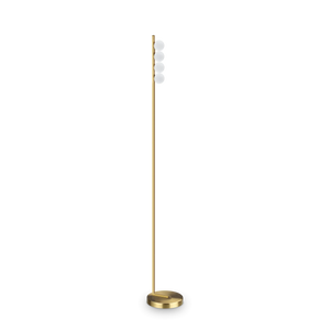 Lampadar Ideal Lux Ping Pong PT4, alamă, 328324