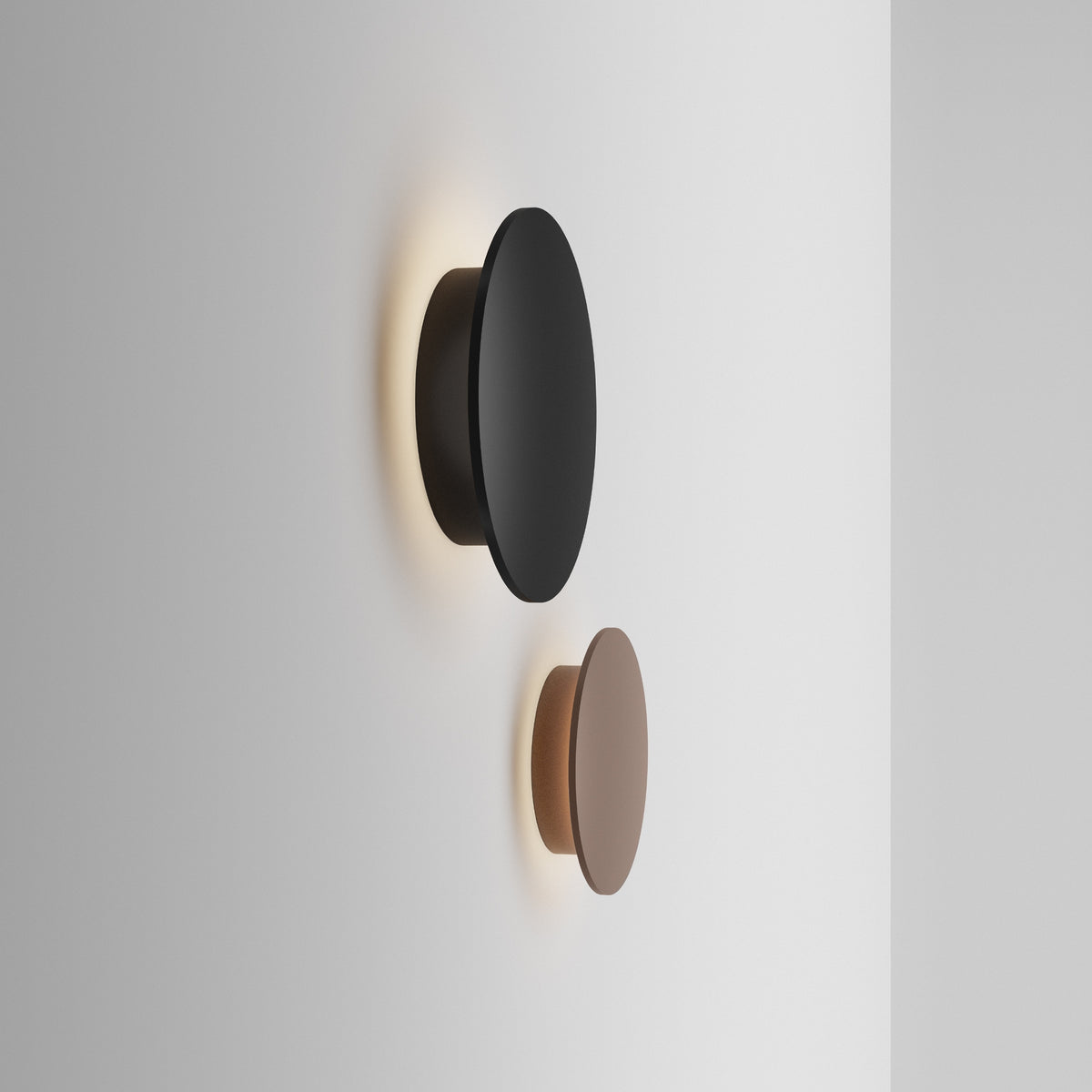 Aplică de exterior Ideal Lux Punto, negru, Ø30 cm, 328577