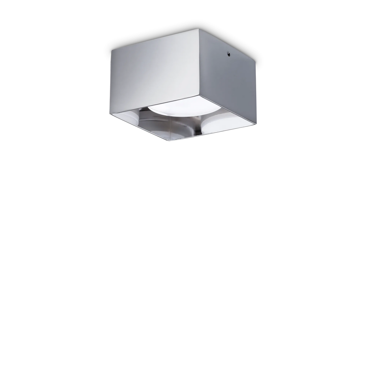 Plafonieră Ideal Lux Spike PL1 Square, crom, 328799