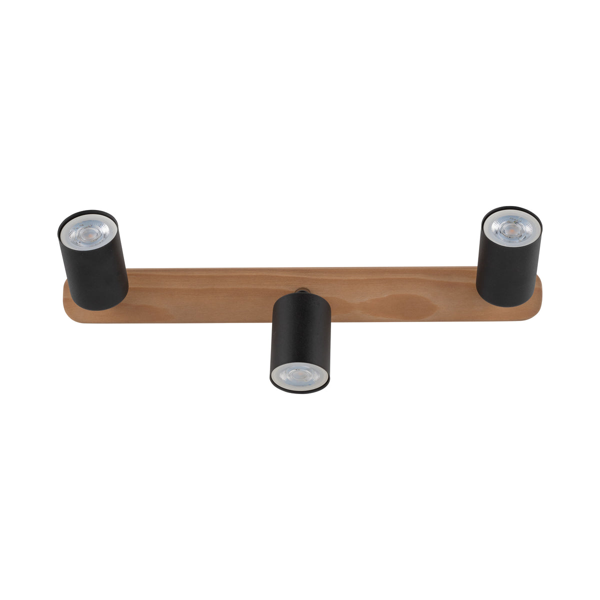 Aplică TK Lighting Top 2, lemn, negru, 2 x GU10, 3291