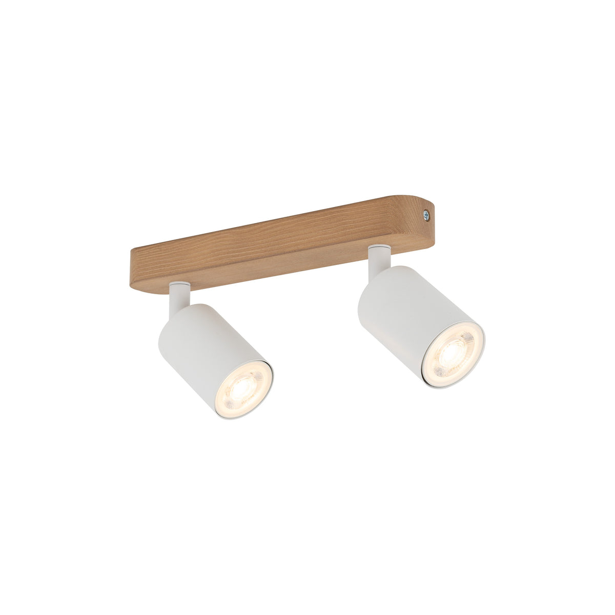 Aplică TK Lighting Top 2, lemn, alb, 2 x GU10, 3295