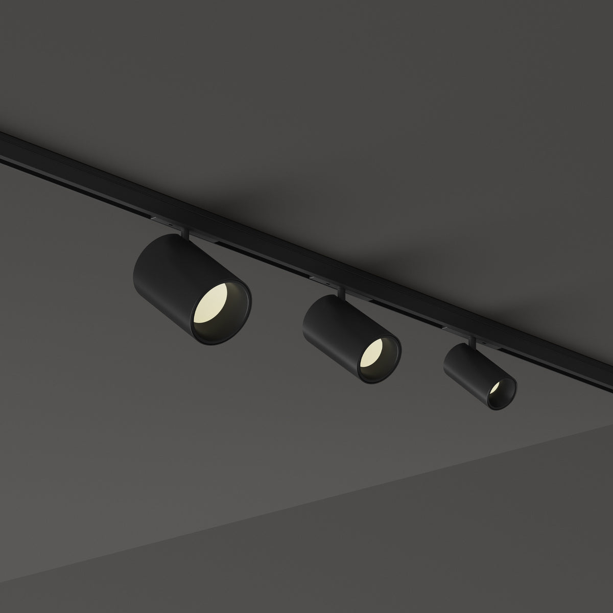 Spot pe șină Ideal Lux Deva Track 2,5W, negru, 332765
