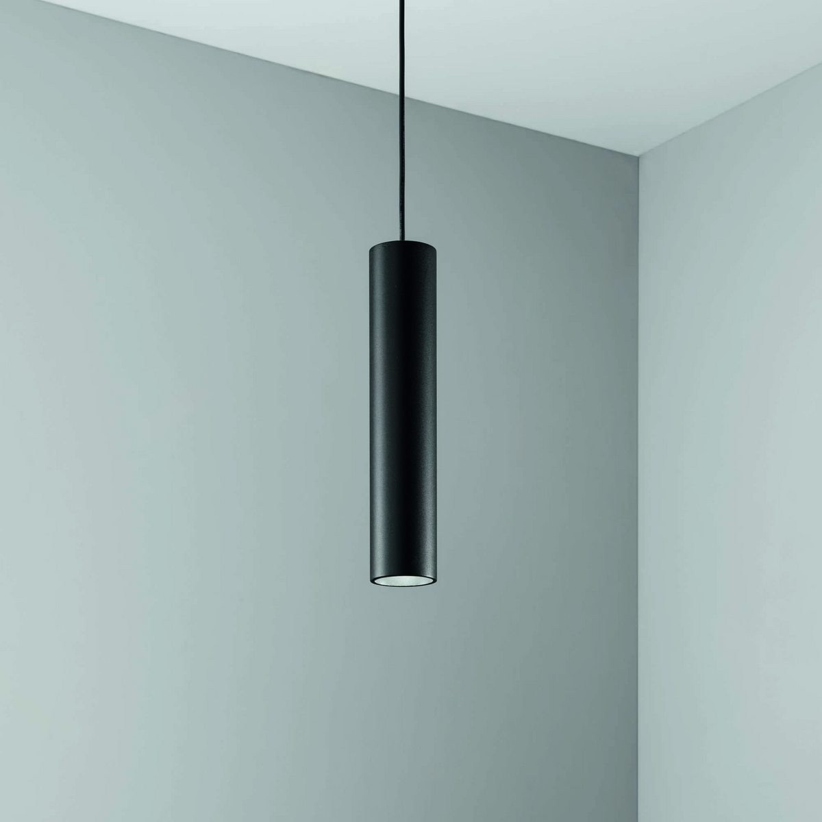 Pendul Ideal Lux Deva Pendant Tube 06W, negru, 332932