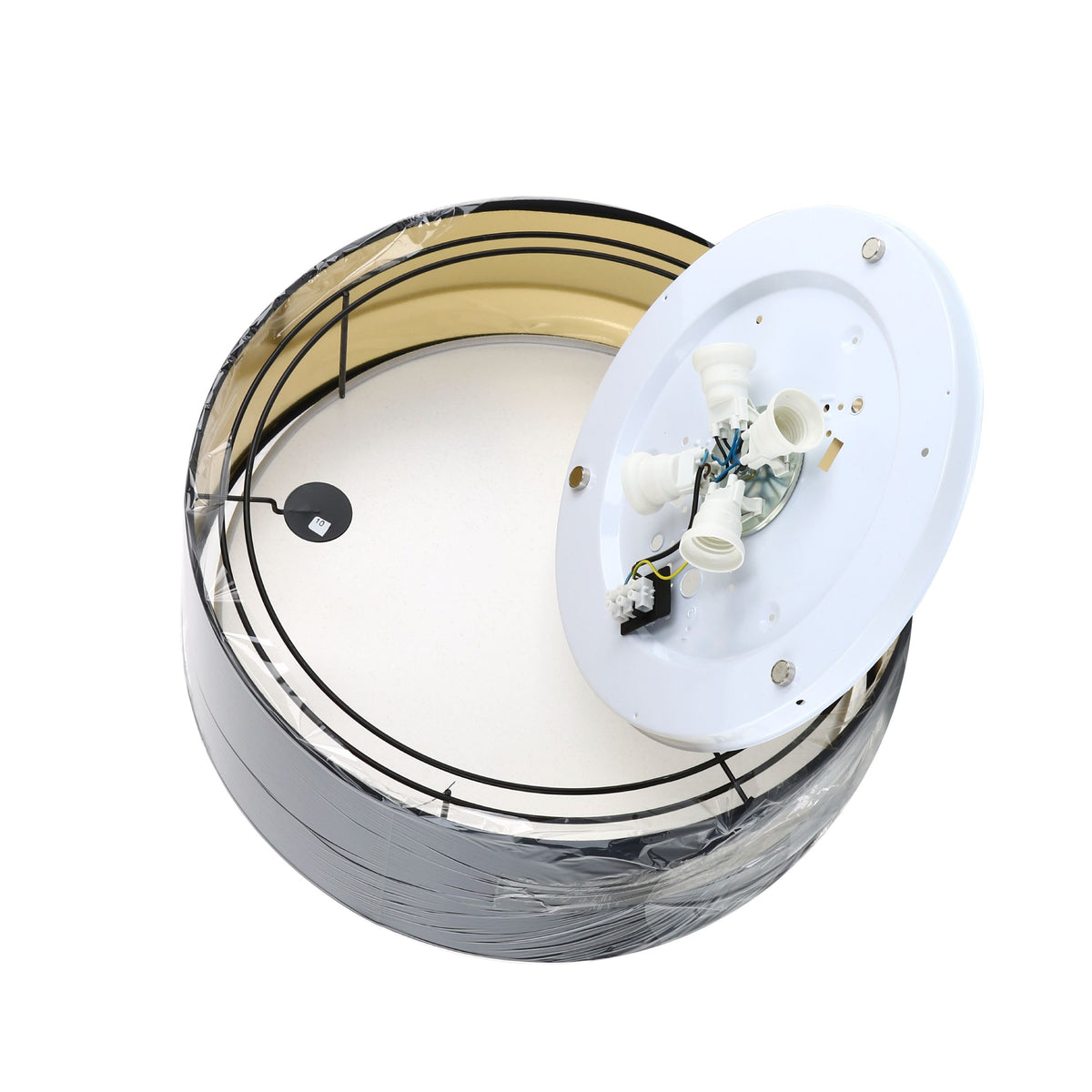 Plafoniera Bilbao BLACK/GOLD 450 3376