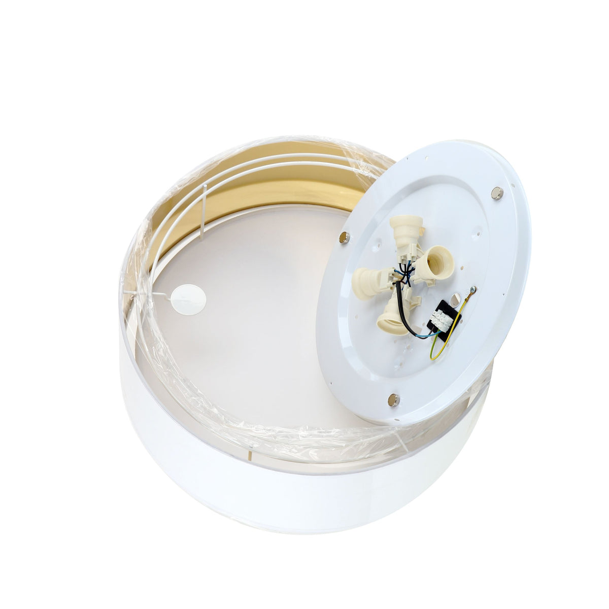 Plafoniera Bilbao WHITE/GOLD 450 3379