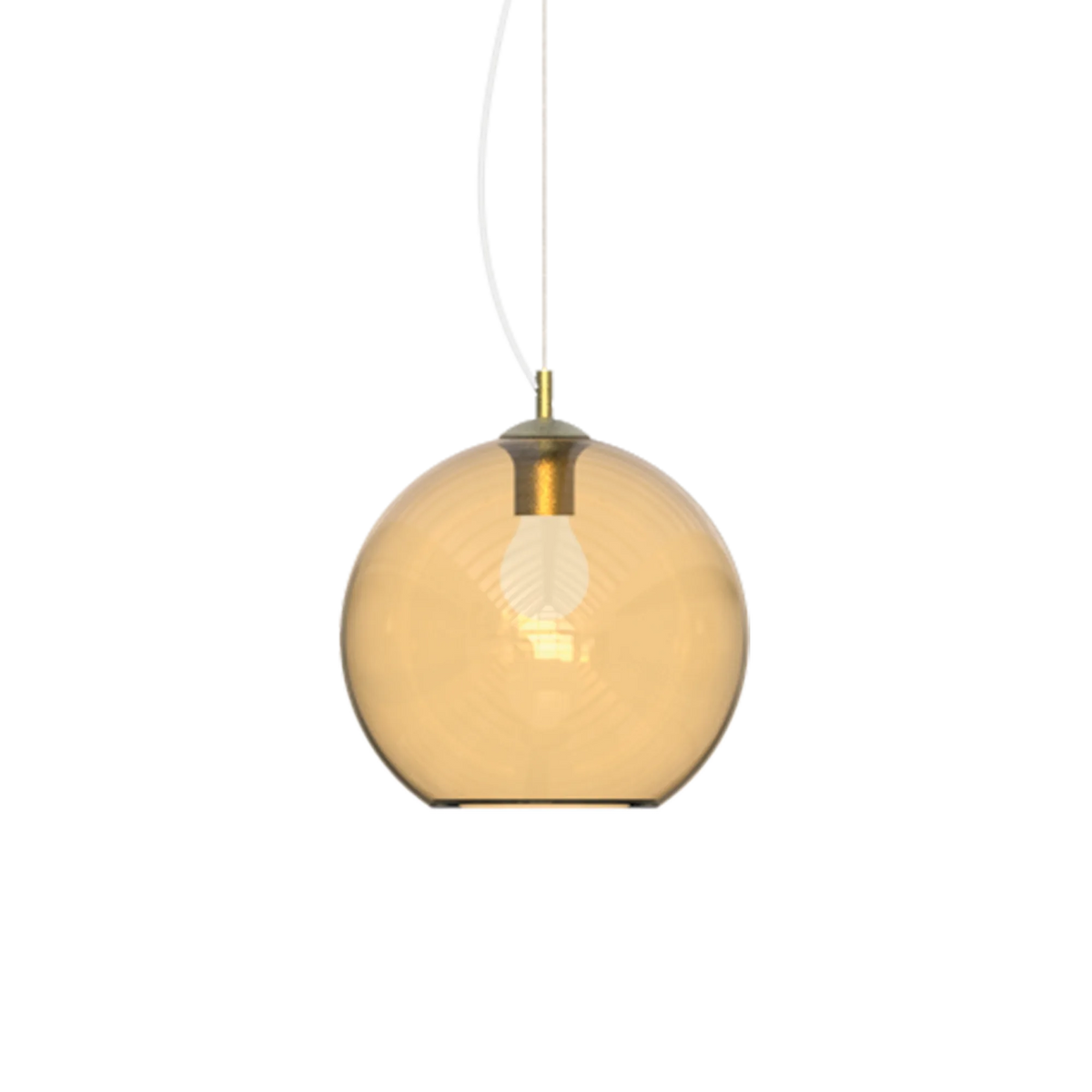 Pendul Ideal Lux Nemo SP1, chihlimbar, Ø40 cm, 339061