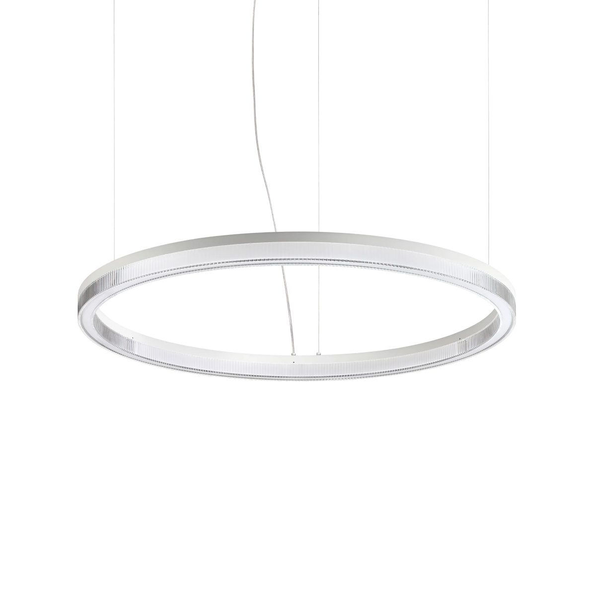 Lustră Ideal Lux Crown, alb, Ø80 cm, 339146