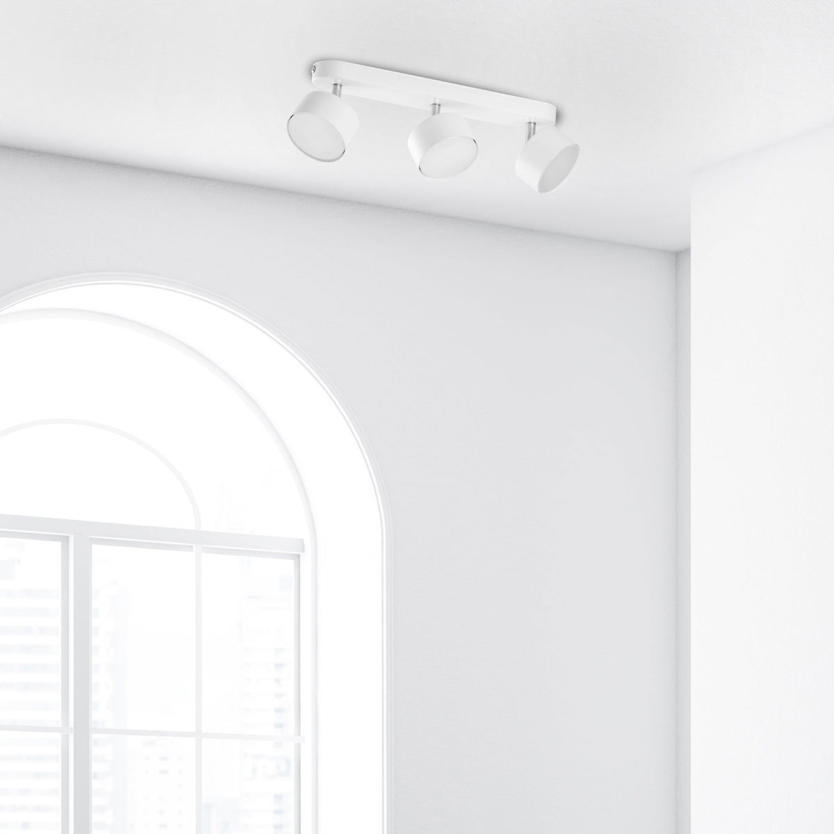 Plafonieră TK Lighting Clark 3, alb, 3 x GX53, 3396