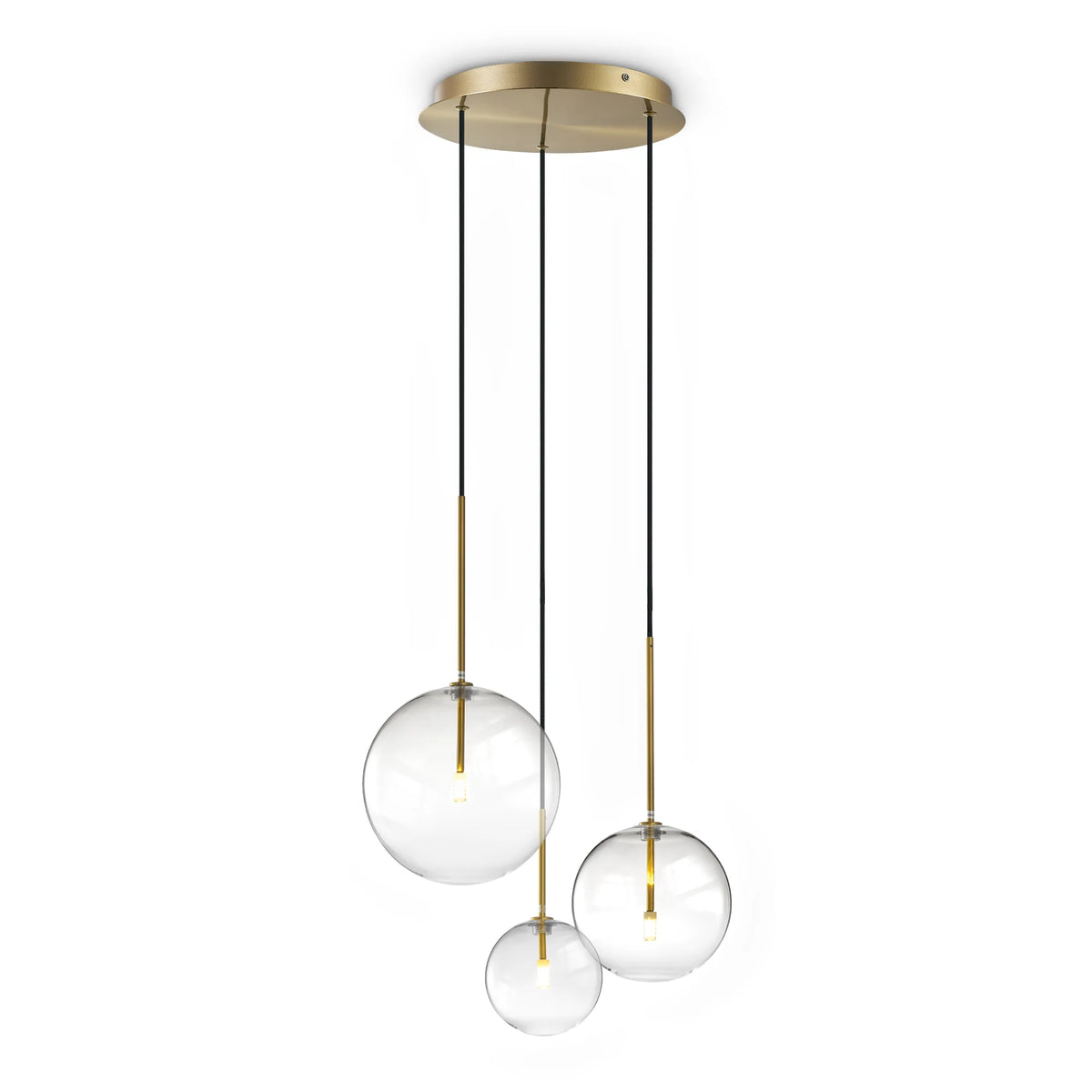 Lustră Ideal Lux Equinoxe SP03, alamă, 339702