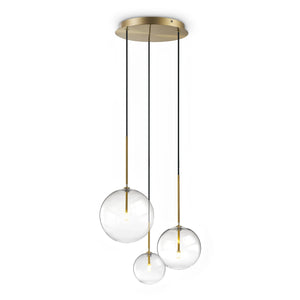 Lustră Ideal Lux Equinoxe SP03, alamă, 339702