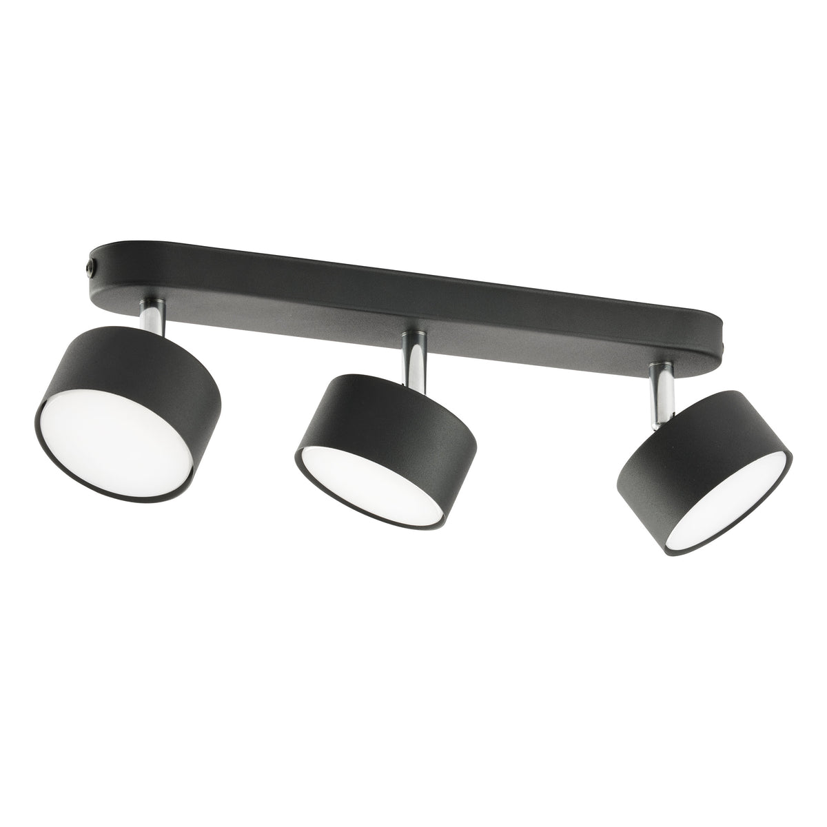 Plafonieră TK Lighting Clark 3, negru, 3 x GX53, 3404