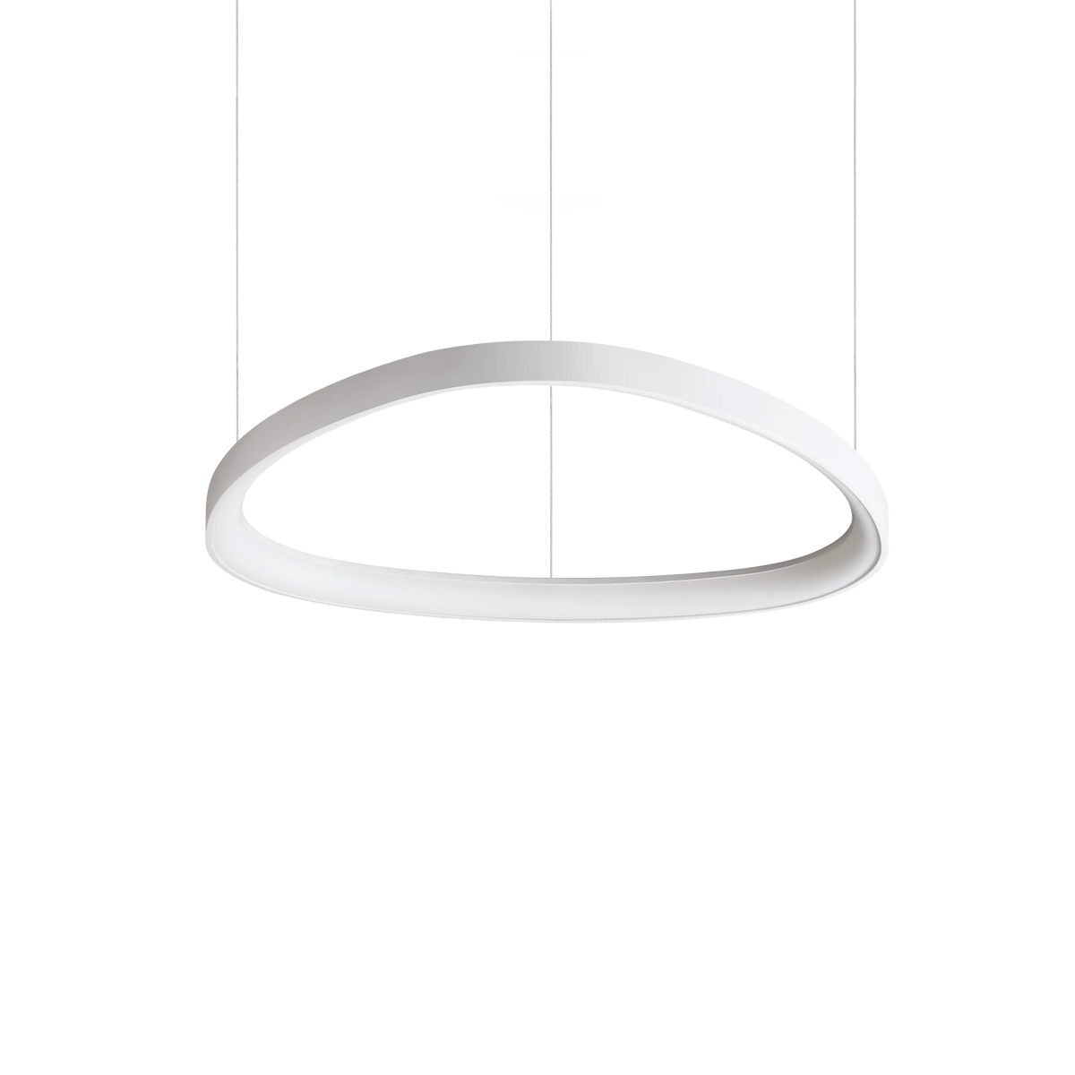 Lustră Ideal Lux Gemini ON-OFF 2700K, alb, Ø61 cm, 341552
